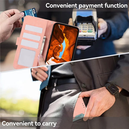 ABEEL For Honor Magic7 Lite 5G / X9c 5G / X60 Pro 5G Case Color Splicing Leather Flip Phone Cover RFID Blocking