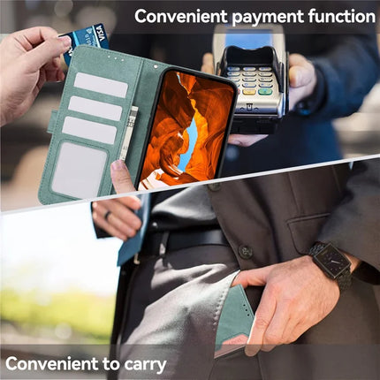 ABEEL For Honor Magic7 Lite 5G / X9c 5G / X60 Pro 5G Case Color Splicing Leather Flip Phone Cover RFID Blocking