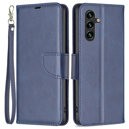 For Samsung Galaxy A26 5G Case Shockproof PU Leather Cover with Wallet Card Slots - Blue