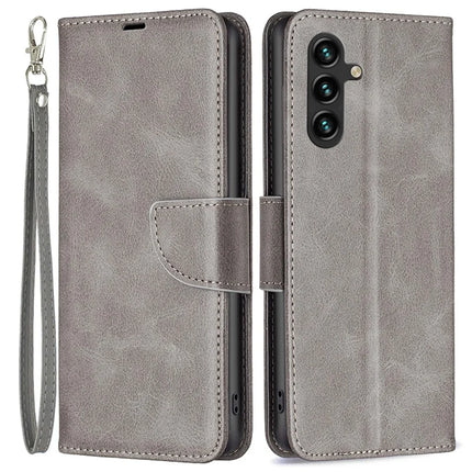 For Samsung Galaxy A26 5G Case Shockproof PU Leather Cover with Wallet Card Slots - Grey