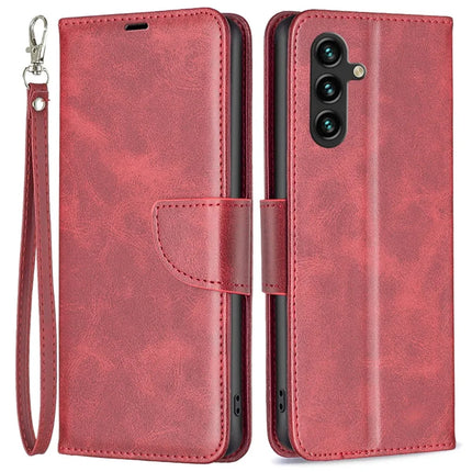 For Samsung Galaxy A26 5G Case Shockproof PU Leather Cover with Wallet Card Slots - Red