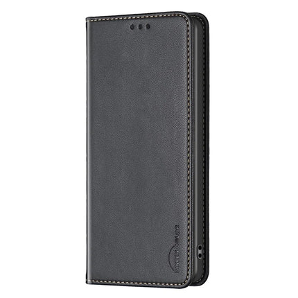 BINFEN COLOR BF18 For Samsung Galaxy A26 5G Leather Case Card Slots Phone Cover