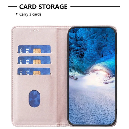 BINFEN COLOR BF18 For Samsung Galaxy A26 5G Leather Case Card Slots Phone Cover