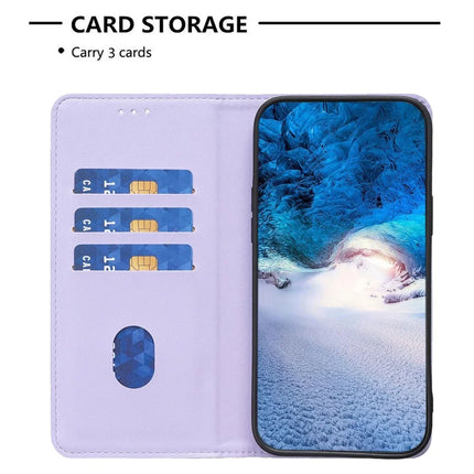 BINFEN COLOR BF18 For Samsung Galaxy A26 5G Leather Case Card Slots Phone Cover