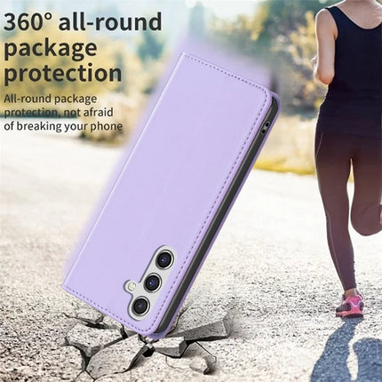 BINFEN COLOR BF18 For Samsung Galaxy A26 5G Leather Case Card Slots Phone Cover