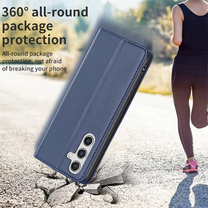 BINFEN COLOR BF18 For Samsung Galaxy A26 5G Leather Case Card Slots Phone Cover