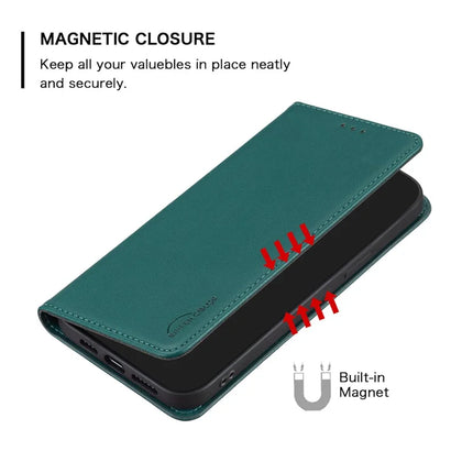 BINFEN COLOR BF18 For Samsung Galaxy A26 5G Leather Case Card Slots Phone Cover