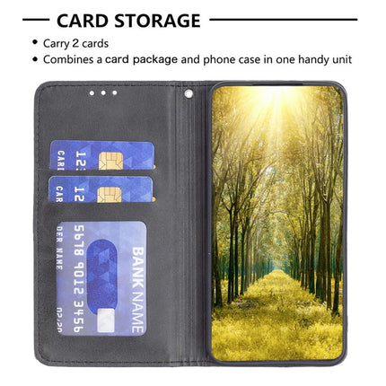 For Samsung Galaxy A56 5G Case Card Slots Geometry Imprint Leather Phone Cover