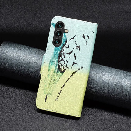 For Samsung Galaxy A56 5G Wallet Case Pattern Print Phone Leather Cover