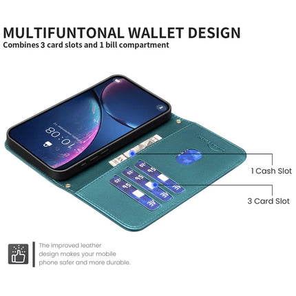 BINFEN COLOR BF34 for Samsung Galaxy A56 5G Leather Case Wallet Square Grid Phone Cover