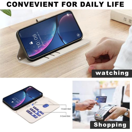 BINFEN COLOR BF34 for Samsung Galaxy A56 5G Leather Case Wallet Square Grid Phone Cover