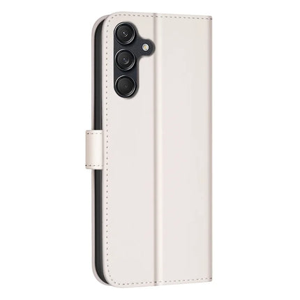 BINFEN COLOR BF34 for Samsung Galaxy A56 5G Leather Case Wallet Square Grid Phone Cover