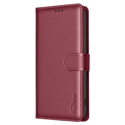 BINFEN COLOR BF32 For Samsung Galaxy A56 5G Leather Case Wallet RFID Blocking Phone Cover