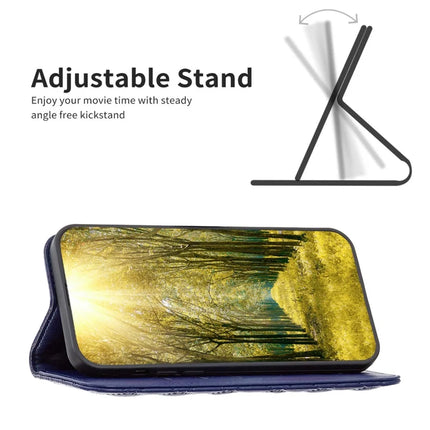 BINFEN COLOR BF Style-16 For Samsung Galaxy A56 5G Case Card Slots Rhombus Leather Cover
