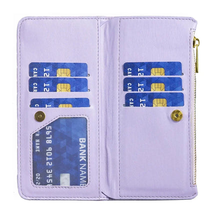BINFEN COLOR BF Style-15 For Samsung Galaxy A56 5G Leather Case Zipper Pocket Rhombus Phone Cover