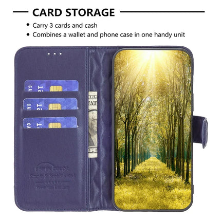 BINFEN COLOR BF Style-14 For Samsung Galaxy A56 5G Case Rhombus Phone Leather Cover Stand