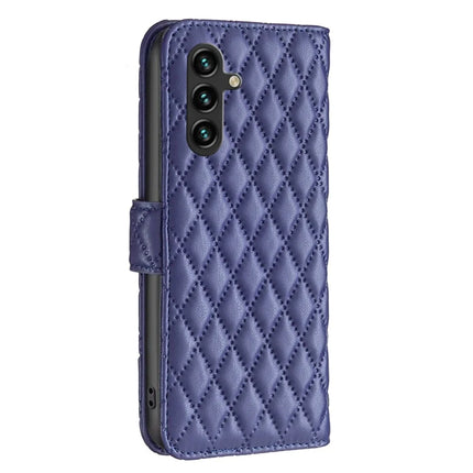 BINFEN COLOR BF Style-14 For Samsung Galaxy A56 5G Case Rhombus Phone Leather Cover Stand