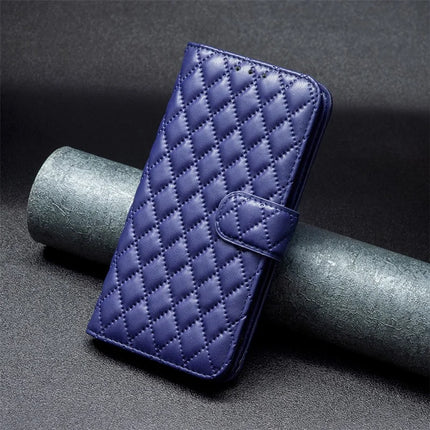 BINFEN COLOR BF Style-14 For Samsung Galaxy A56 5G Case Rhombus Phone Leather Cover Stand