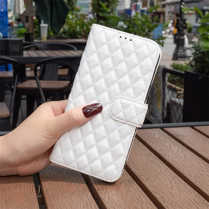 BINFEN COLOR BF Style-14 For Samsung Galaxy A56 5G Case Rhombus Phone Leather Cover Stand