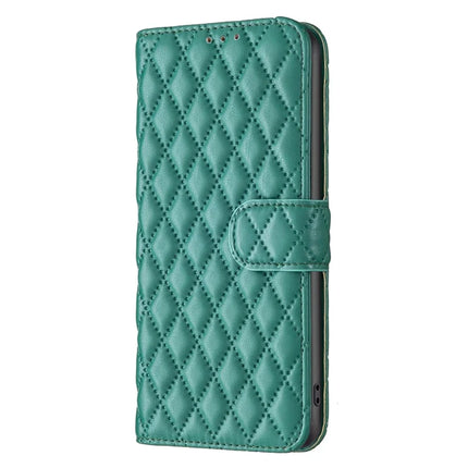 BINFEN COLOR BF Style-14 For Samsung Galaxy A56 5G Case Rhombus Phone Leather Cover Stand