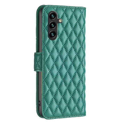 BINFEN COLOR BF Style-14 For Samsung Galaxy A56 5G Case Rhombus Phone Leather Cover Stand