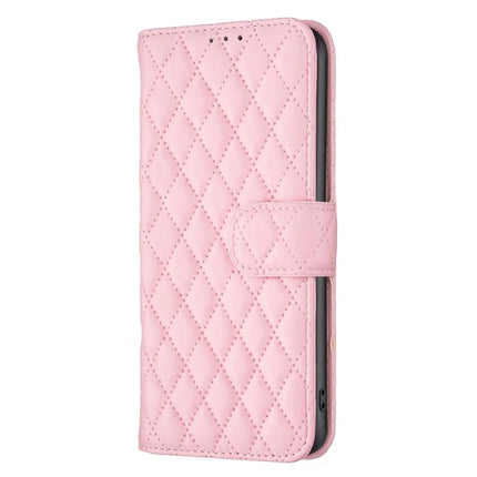 BINFEN COLOR BF Style-14 For Samsung Galaxy A56 5G Case Rhombus Phone Leather Cover Stand