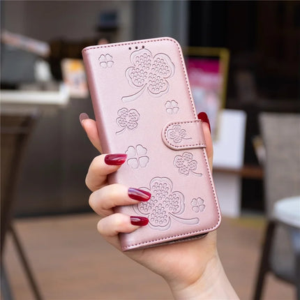 For Samsung Galaxy A56 5G Case Clover Pattern Wallet Stand View Leather Phone Cover