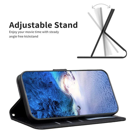 For Samsung Galaxy A56 5G Case Clover Pattern Wallet Stand View Leather Phone Cover