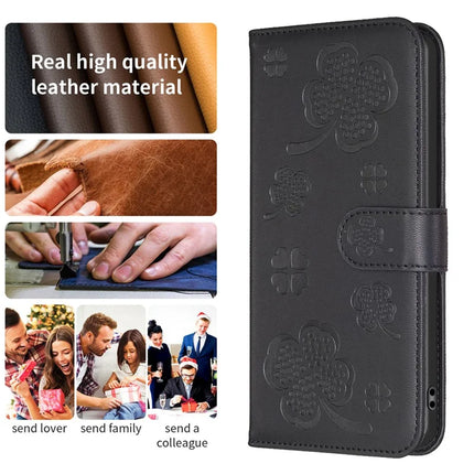 For Samsung Galaxy A56 5G Case Clover Pattern Wallet Stand View Leather Phone Cover