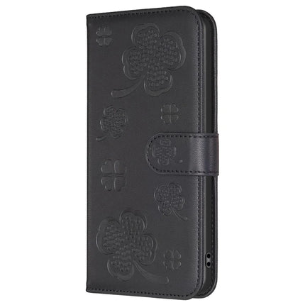 For Samsung Galaxy A56 5G Case Clover Pattern Wallet Stand View Leather Phone Cover