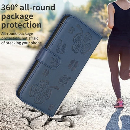 For Samsung Galaxy A56 5G Case Clover Pattern Wallet Stand View Leather Phone Cover