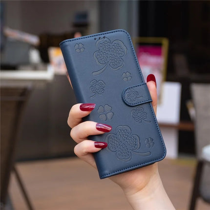 For Samsung Galaxy A56 5G Case Clover Pattern Wallet Stand View Leather Phone Cover