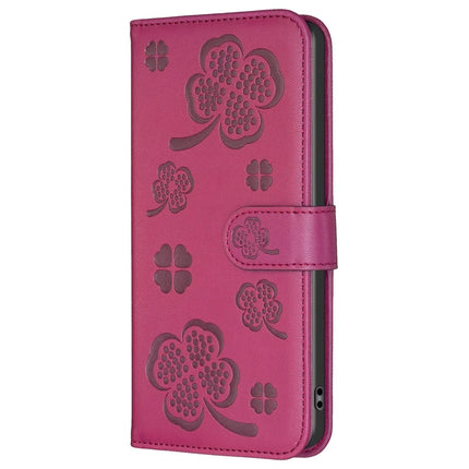 For Samsung Galaxy A56 5G Case Clover Pattern Wallet Stand View Leather Phone Cover