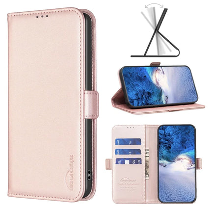 BINFEN COLOR BF31 For Samsung Galaxy A56 5G Case with Wallet Stand PU Leather Flip Phone Cover