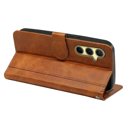 For Samsung Galaxy A56 5G Case Calf Texture Leather Stand Book Style Phone Cover