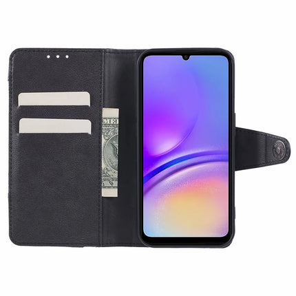 For Samsung Galaxy A56 5G Case Splicing Texture Leather Phone Cover Viewing Stand