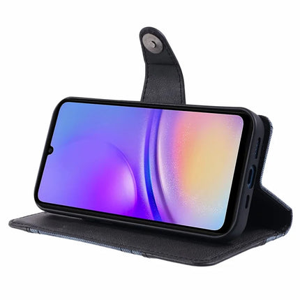 For Samsung Galaxy A56 5G Case Splicing Texture Leather Phone Cover Viewing Stand
