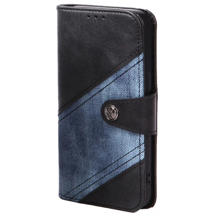 For Samsung Galaxy A56 5G Case Splicing Texture Leather Phone Cover Viewing Stand