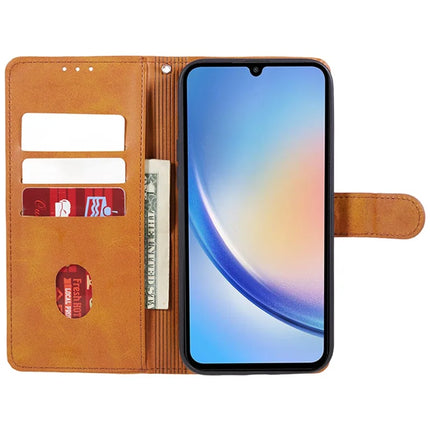 For Samsung Galaxy A56 5G Case PU Leather Wallet Protective Phone Cover Calf Texture