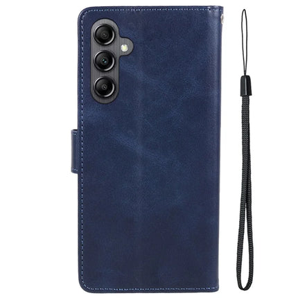 For Samsung Galaxy A56 5G Case PU Leather Wallet Protective Phone Cover Calf Texture