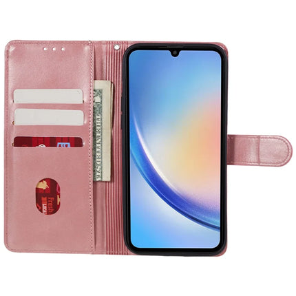 For Samsung Galaxy A56 5G Case PU Leather Wallet Protective Phone Cover Calf Texture