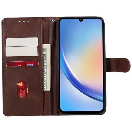 For Samsung Galaxy A56 5G Case PU Leather Wallet Protective Phone Cover Calf Texture