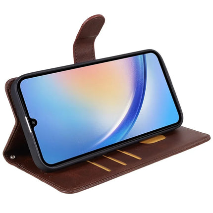 For Samsung Galaxy A56 5G Case PU Leather Wallet Protective Phone Cover Calf Texture
