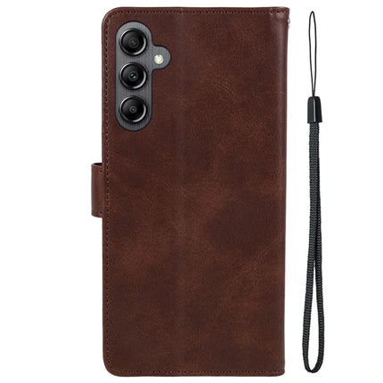 For Samsung Galaxy A56 5G Case PU Leather Wallet Protective Phone Cover Calf Texture
