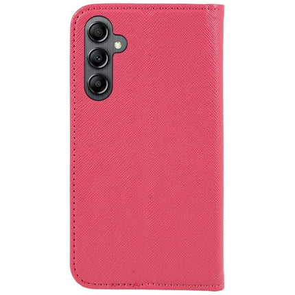 For Samsung Galaxy A56 5G Case Cross Texture Leather Phone Cover Hidden Magnetic
