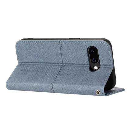 For Google Pixel 9a Case Woven Texture PU Leather Wallet Phone Cover