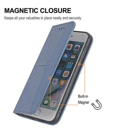 For Google Pixel 9a Case Woven Texture PU Leather Wallet Phone Cover
