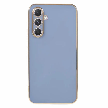 For Samsung Galaxy A16 4G / 5G Case TPU Slim Fit Shockproof Phone Cover 6D Electroplating - Grey