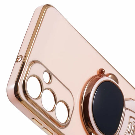 For Samsung Galaxy A05s 4G Case Electroplating Soft TPU Phone Cover Astronaut Hidden Kickstand