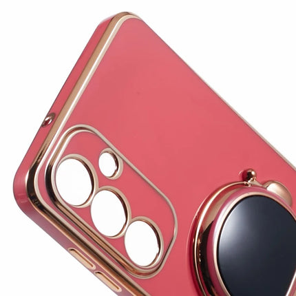 For Samsung Galaxy A05s 4G Case Electroplating Soft TPU Phone Cover Astronaut Hidden Kickstand
